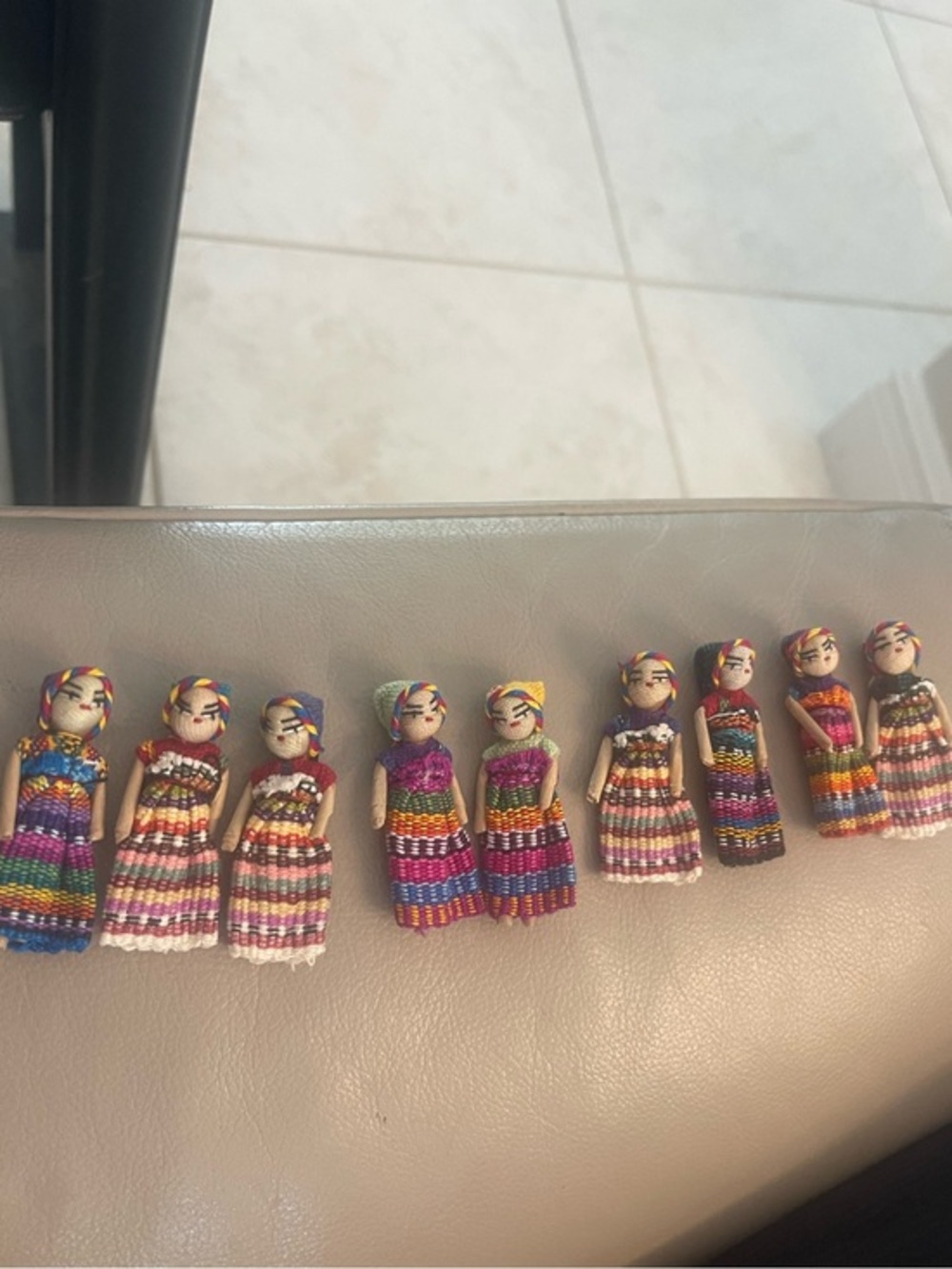 Guatemalan Worry Dolls (Set of 9) for crafts